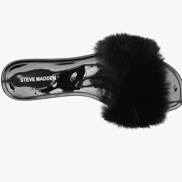 NWOT Steve Madden Fritzie Pom pom jelly sandal - Picture 2 of 4